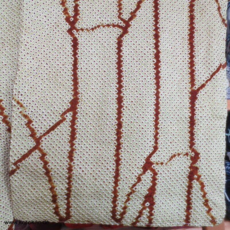 Full Shibori Bambusstäbe Wald Komon Kimono