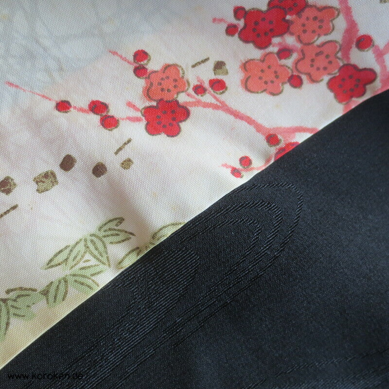 gewebte Shikishi schwarze Haori