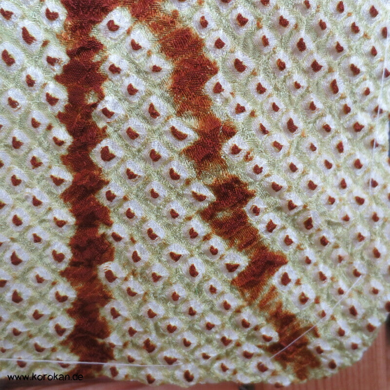 Full Shibori Bambusstäbe Wald Komon Kimono