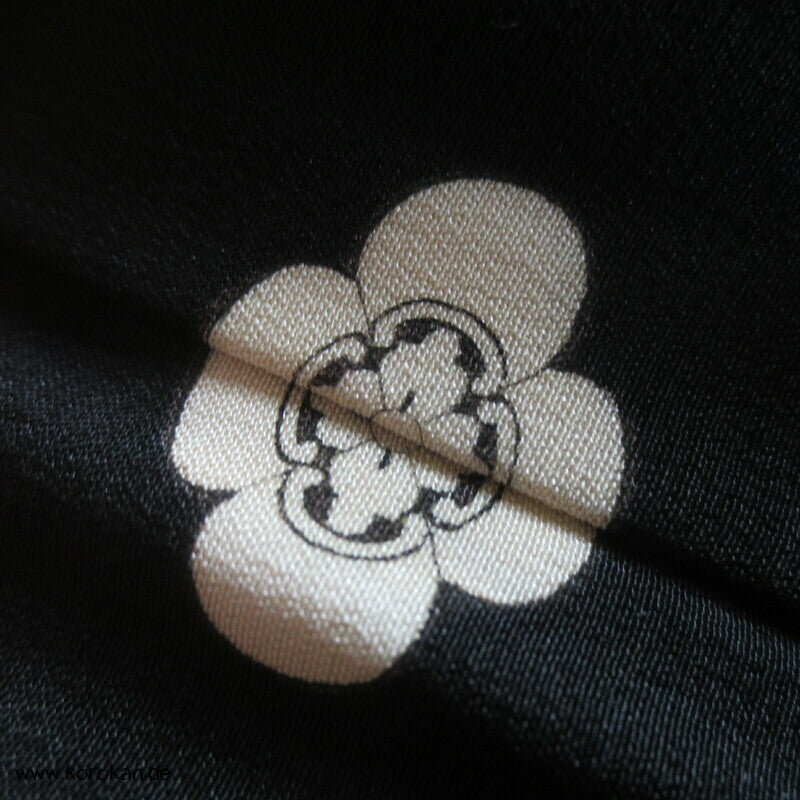 gewebte Shikishi schwarze Haori
