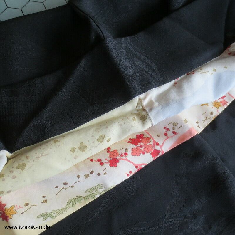 gewebte Shikishi schwarze Haori