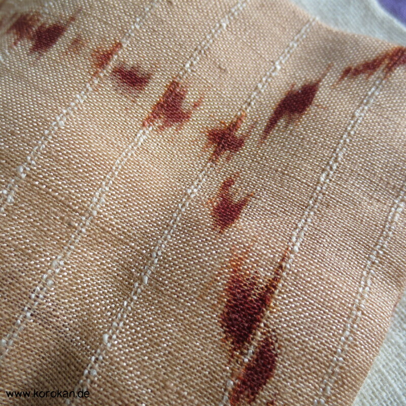 Kasuri Kikko Bambusmuster antiker Tsumugi Seiden / Hanf / Ramie  Kimono