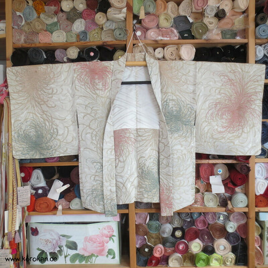 Urushi Crazy Chrysanthemen, Rangiku Haori Kimono Jacke