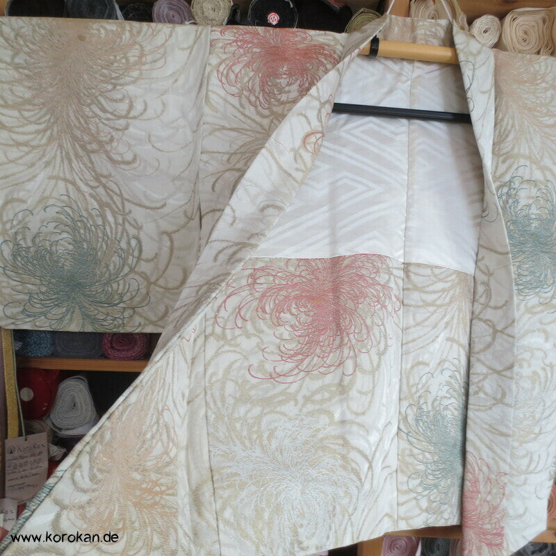 Urushi Crazy Chrysanthemen, Rangiku Haori Kimono Jacke