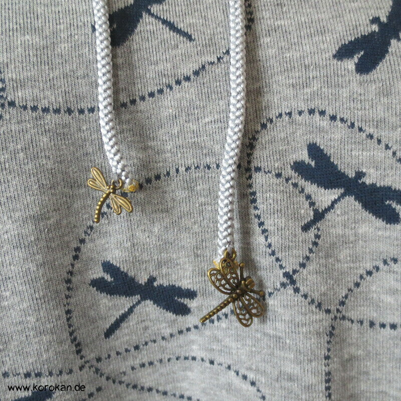 Tombo Libellen Hoodie Gr. L, hinten länger