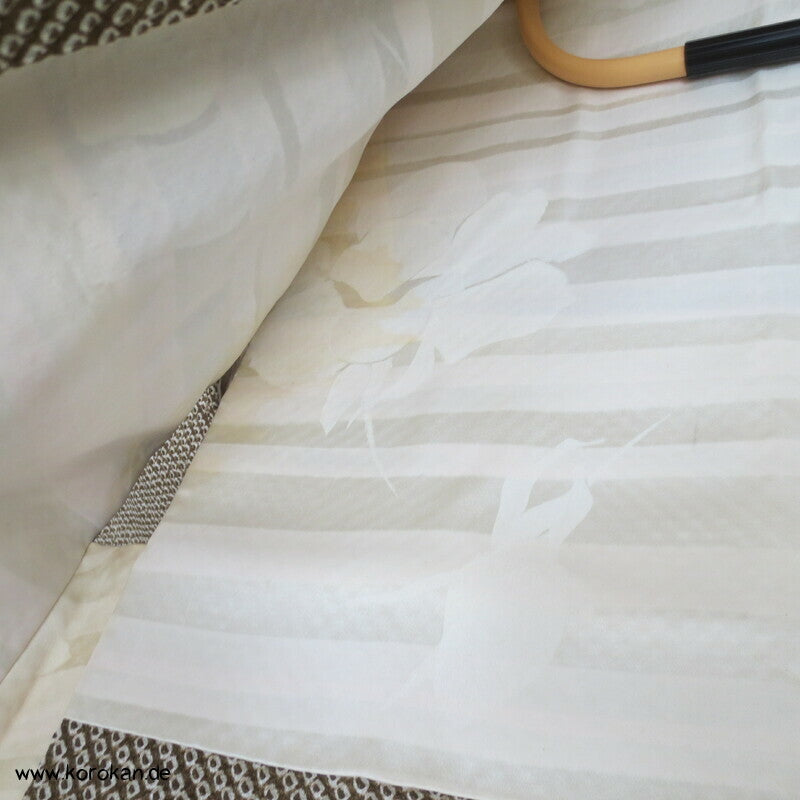 Full Shibori Pinienmuster Haori Kimono Jacke