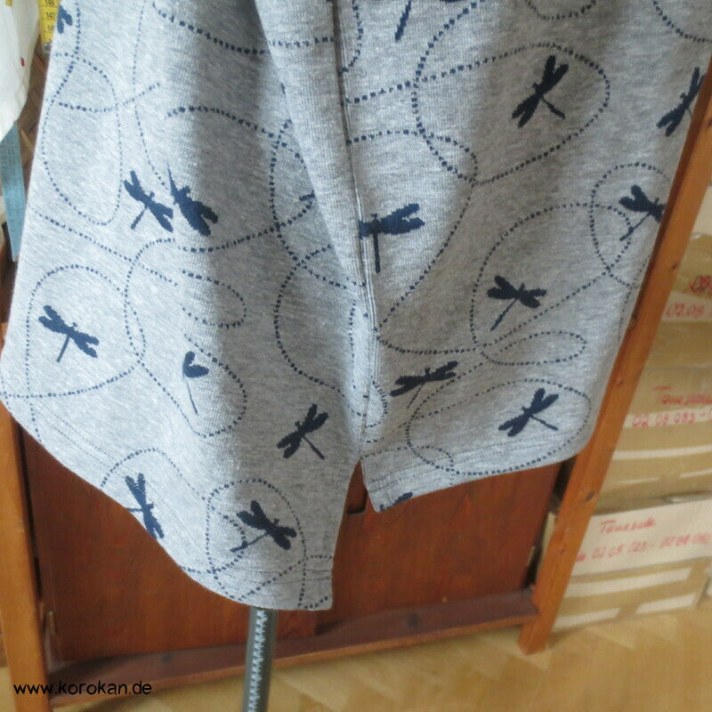 Tombo Libellen Hoodie Gr. L, hinten länger