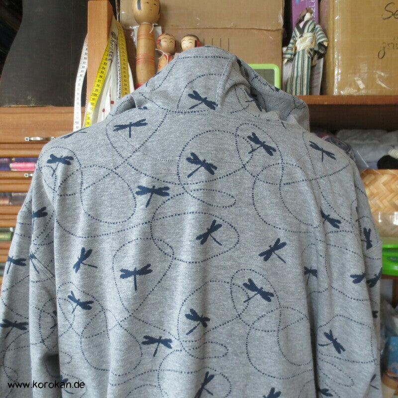 Tombo Libellen Hoodie Gr. L, hinten länger