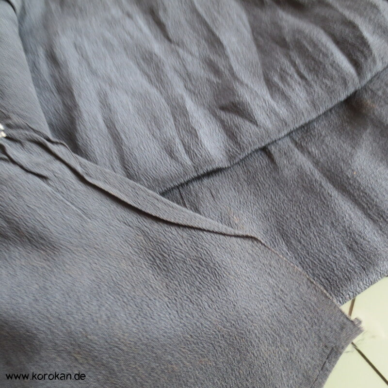 Kiefern Shibori Heko Obi - Chirimen Crepe
