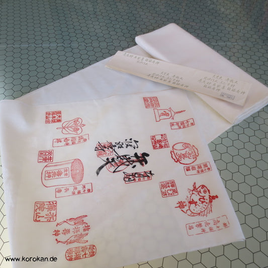 Bootsmotive, Pilger Stempel Juban Kimono Seidendamast