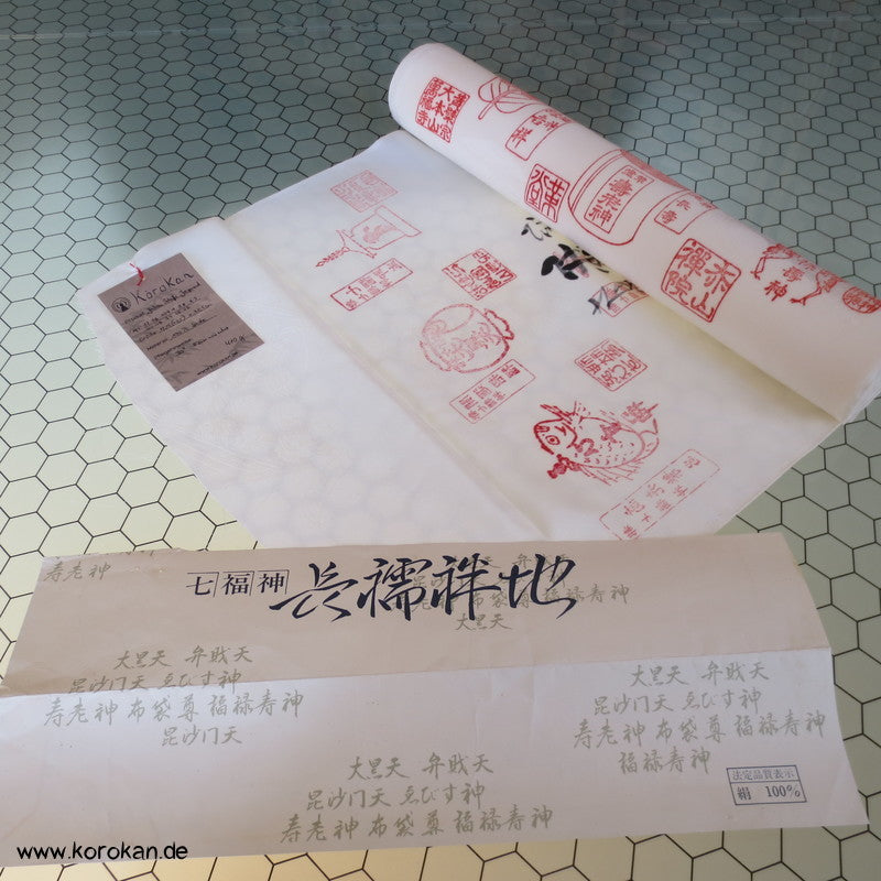 Bootsmotive, Pilger Stempel Juban Kimono Seidendamast