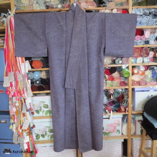 gewebtes Wellenmuster Hitoe Omeshi Komon Kimono
