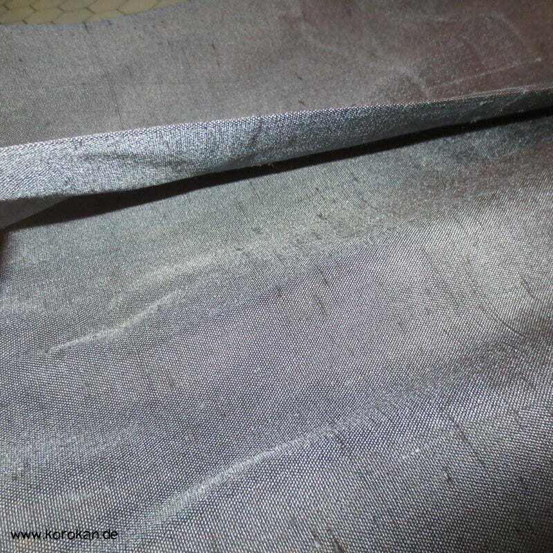 anthrazit graue Tsumugi Seiden Hakama  - Umanori Hosentyp - Anfertigung neu