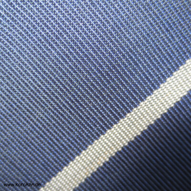 Kaku Kimono Gürtel Hakata, blau - weiß