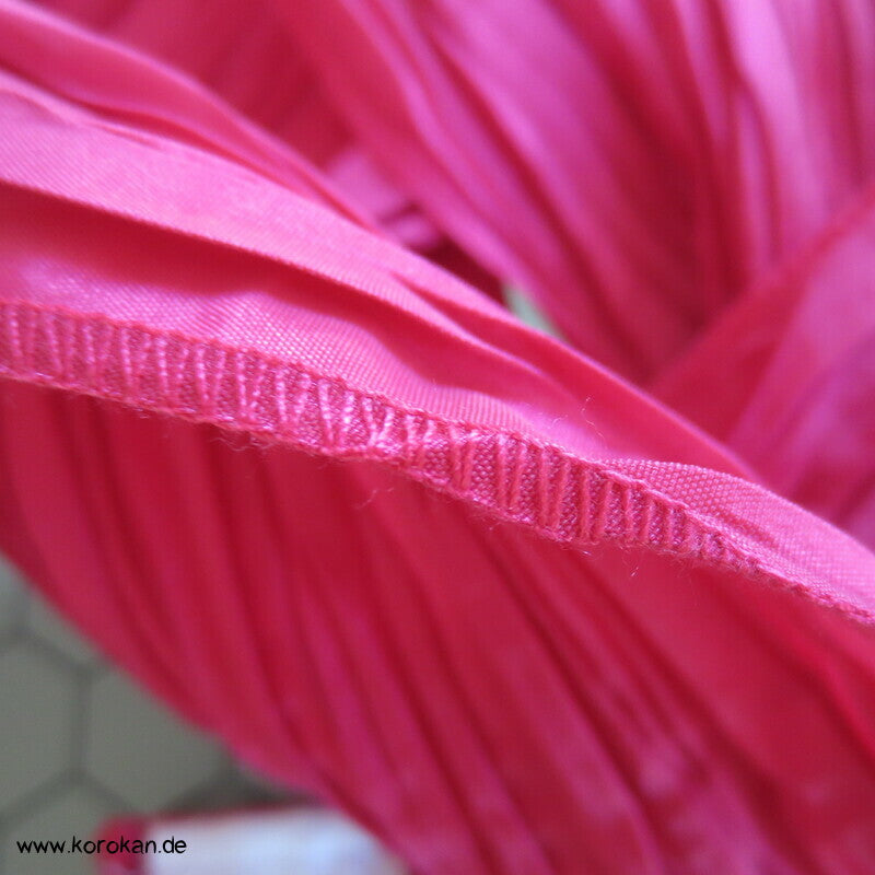 Heko Han Haba Yukata Kimno Obi - Crinkle Pink