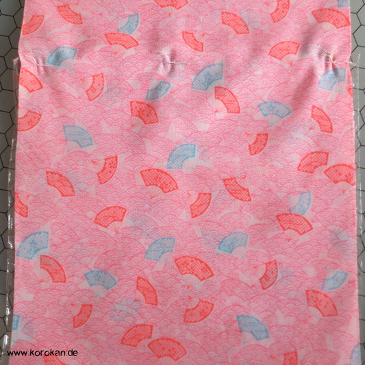 Juban Kimono Wollmusselin Fächer und Segaiha