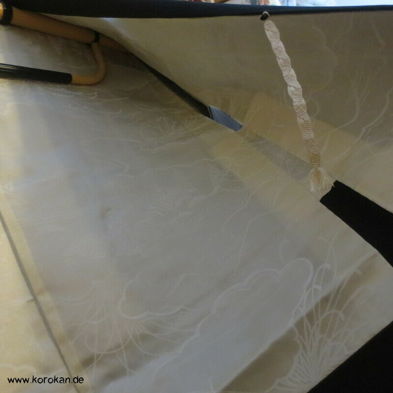 Urushi Tsunami Wellen Haori Kimono Jacke, mit Himo