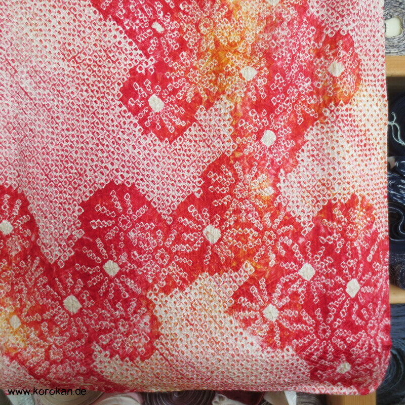Full Shibori Kiku Komon Kimono