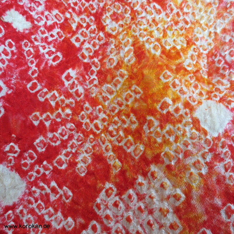Full Shibori Kiku Komon Kimono
