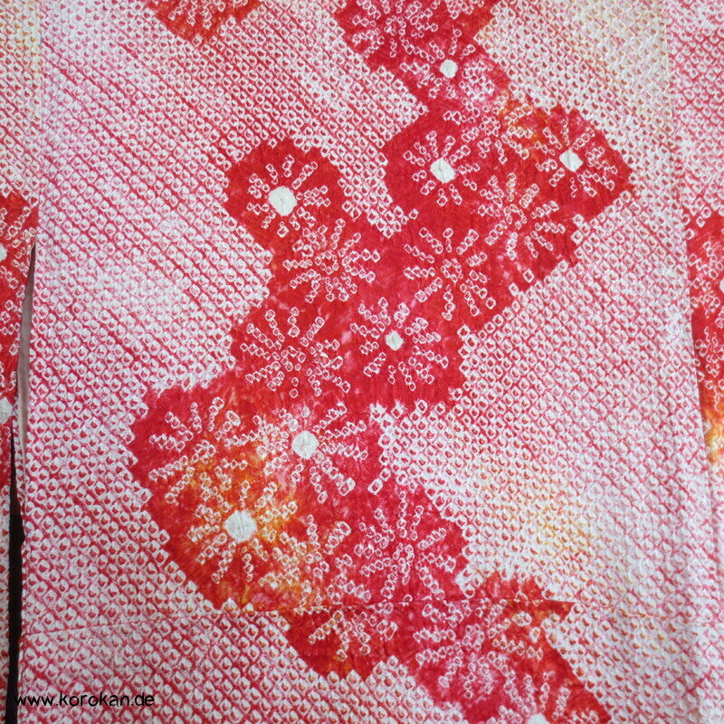 Full Shibori Kiku Komon Kimono