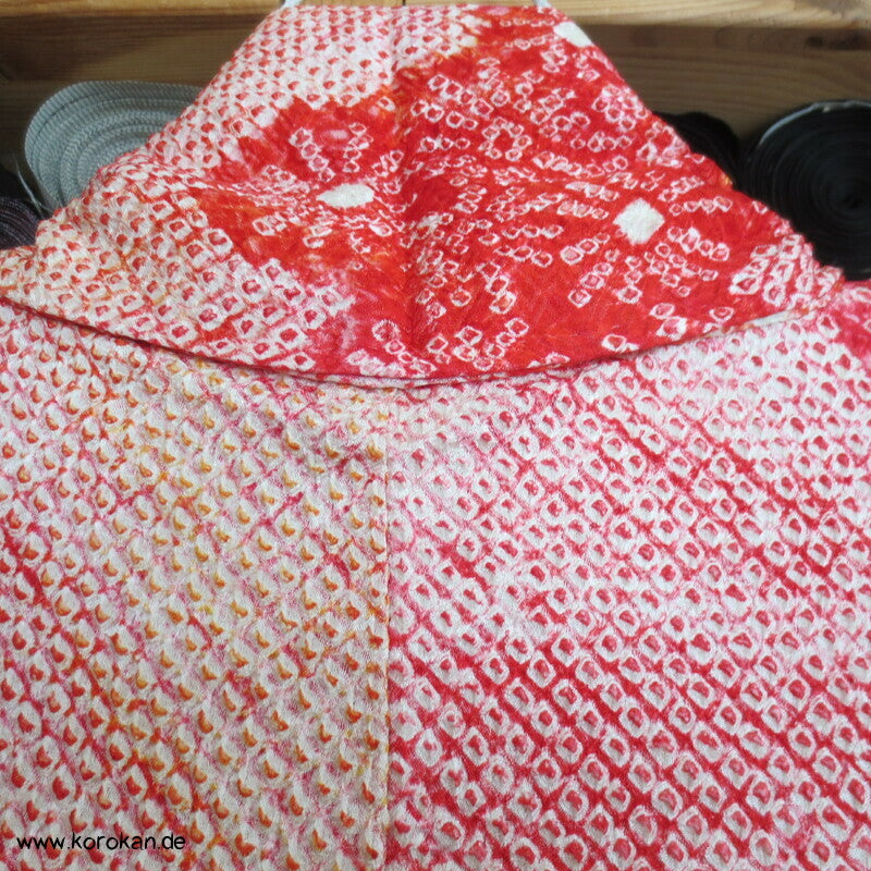 Full Shibori Kiku Komon Kimono