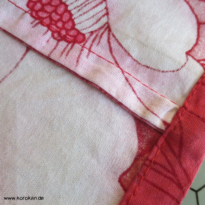 neuer Yukata, reine Baumwolle, Kamelien rot rosa