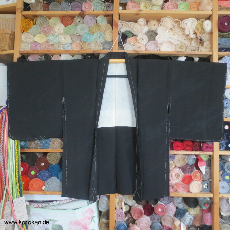 abstraktes Diagonal Webmuster Haori Kimono Jacke