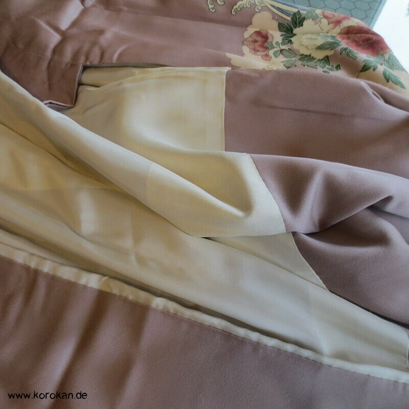 Blüten über Wellen Iro Tomesode Kimono