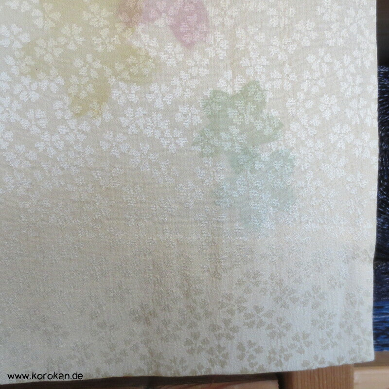 Sakura Seide Juban Unterkimono, teilgefüttert
