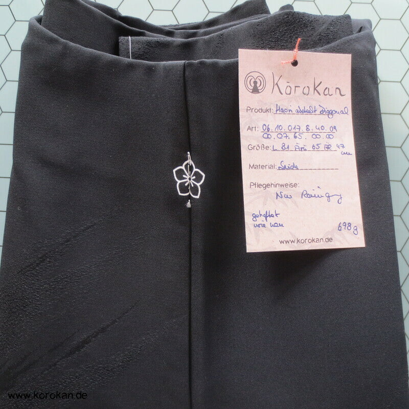 abstraktes Diagonal Webmuster Haori Kimono Jacke