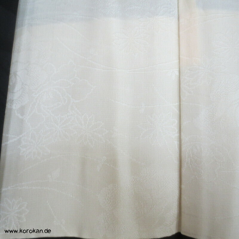 gewebte Wellenmarmorierung Haori Kimono Jacke
