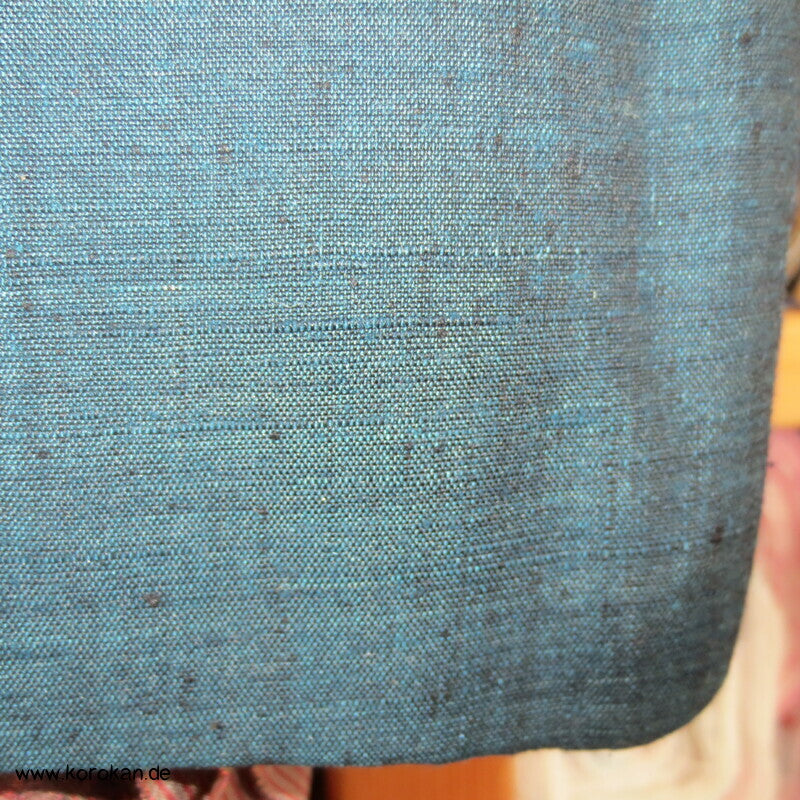 Kasuri Schmetterlinge Tsumugi Hitoe Kimono