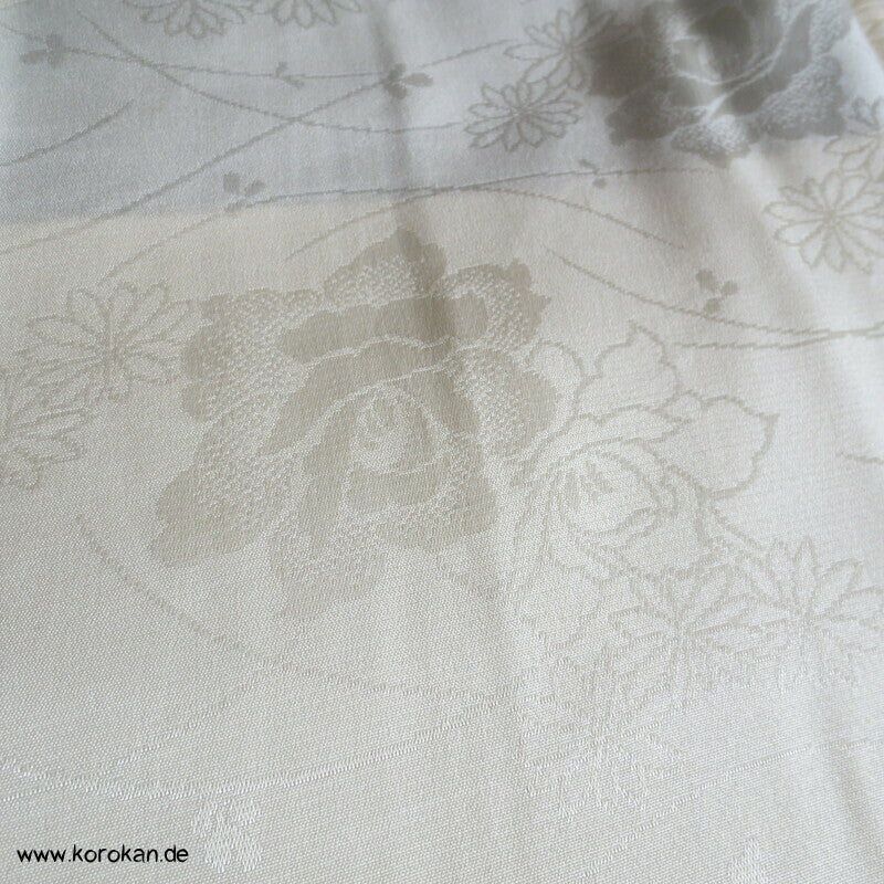 gewebte Wellenmarmorierung Haori Kimono Jacke