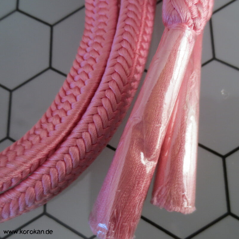 rosa mit wechselnden Flechtmustern Obijime, dick