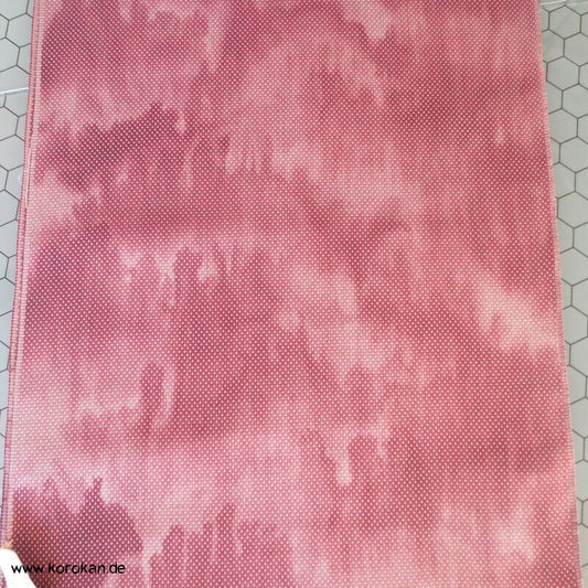 japanische mauve Bokashi Kasuri Tsumugiseide Kimono Tanmono