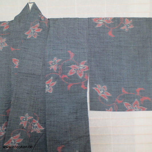 Woll Kasuri Alltags Kimono - Kasuri Arabesken