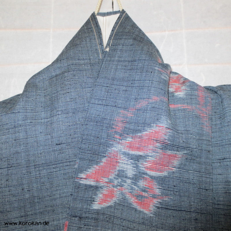 Woll Kasuri Alltags Kimono - Kasuri Arabesken