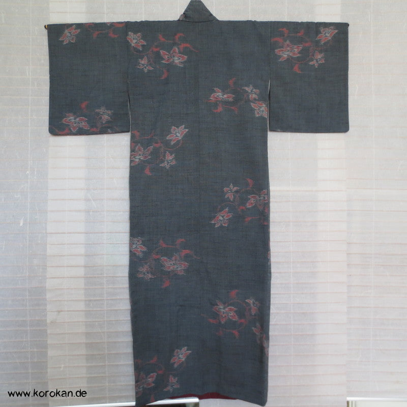 Woll Kasuri Alltags Kimono - Kasuri Arabesken