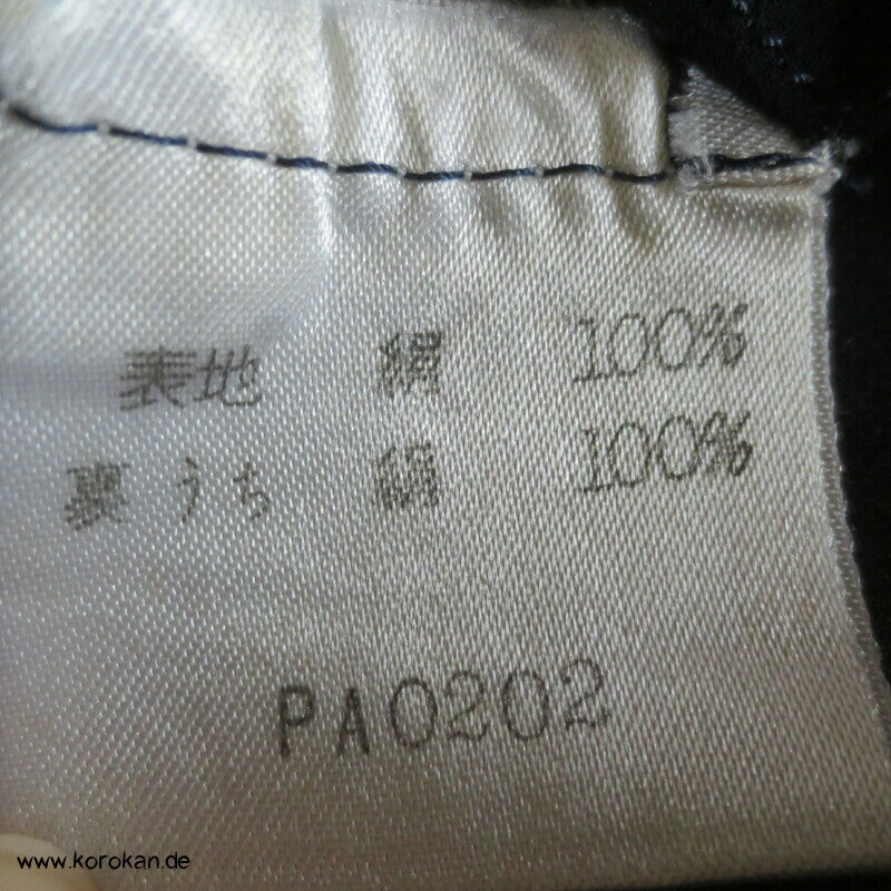 jun ashida japanisches Seiden Crepe Chiffon zweiteiliges Kleid, Gr. 32 / XS