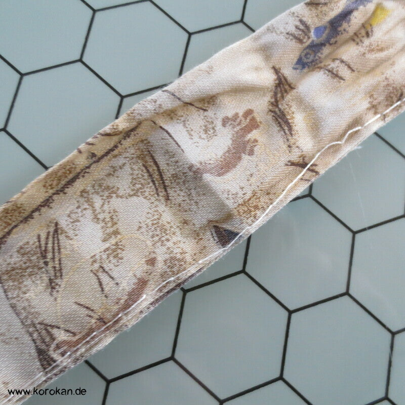 kleiner Baumwoll Himo Kimono Bindeband, Fische