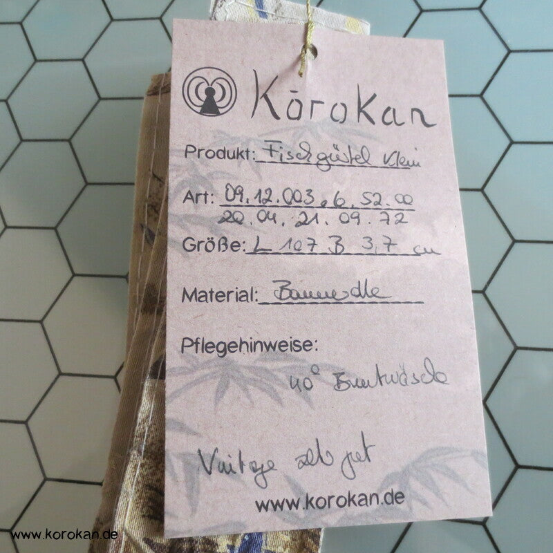 kleiner Baumwoll Himo Kimono Bindeband, Fische