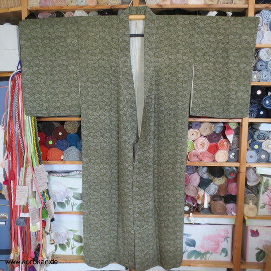 Blumen Edo Komon antiker Kimono