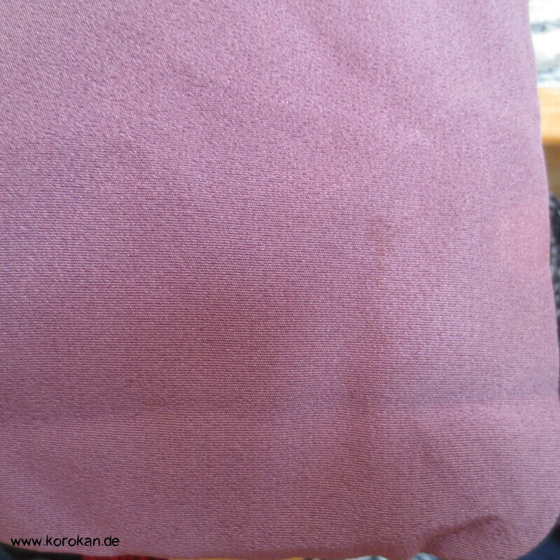 abstrakte Bäume weiß auf mauve Tsukesage Kimono