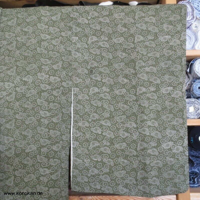 Blumen Edo Komon antiker Kimono