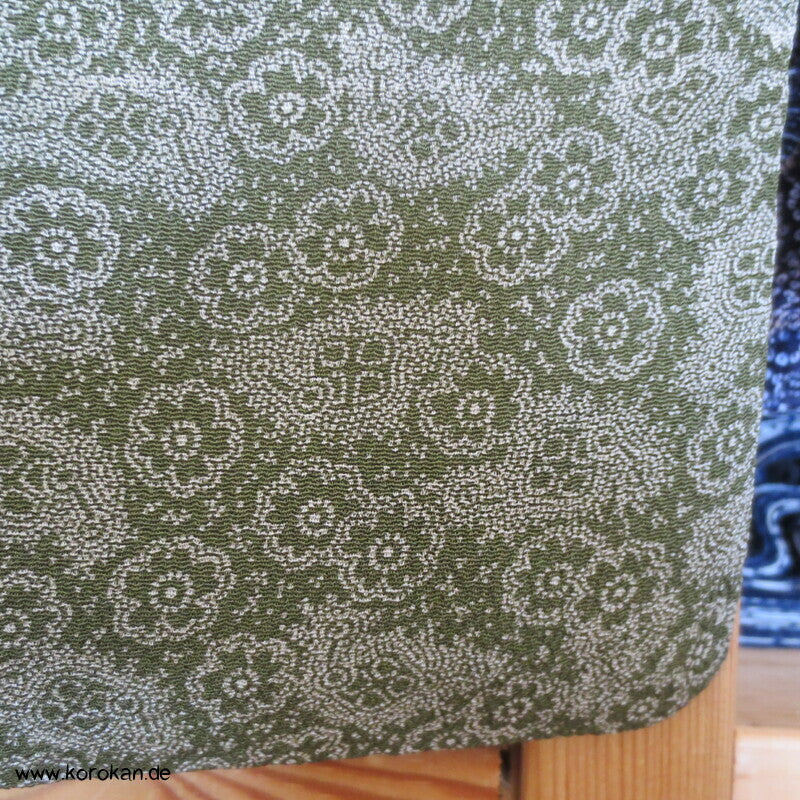 Blumen Edo Komon antiker Kimono