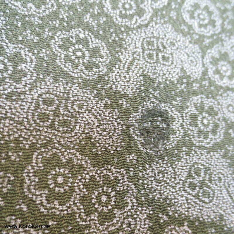 Blumen Edo Komon antiker Kimono
