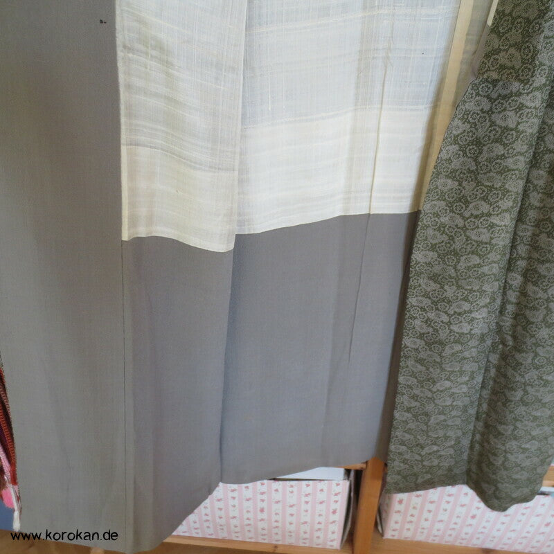 Blumen Edo Komon antiker Kimono