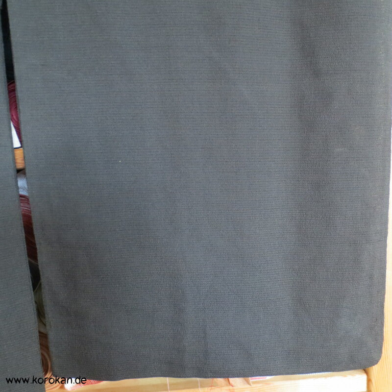 Ballonblumen antiker Tomesode Kimono aus Rho Seide