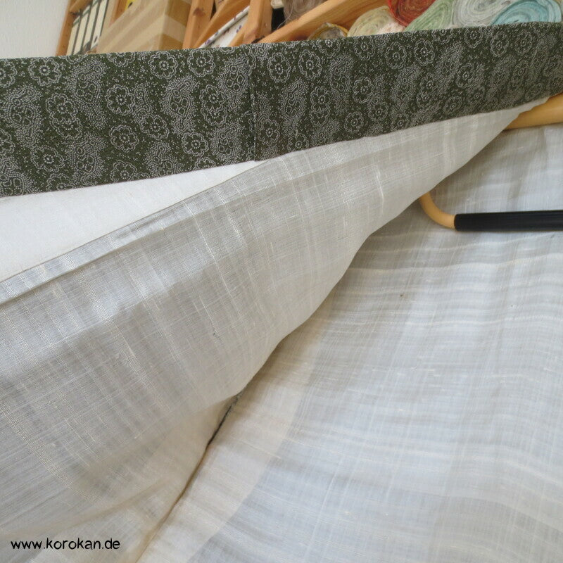 Blumen Edo Komon antiker Kimono