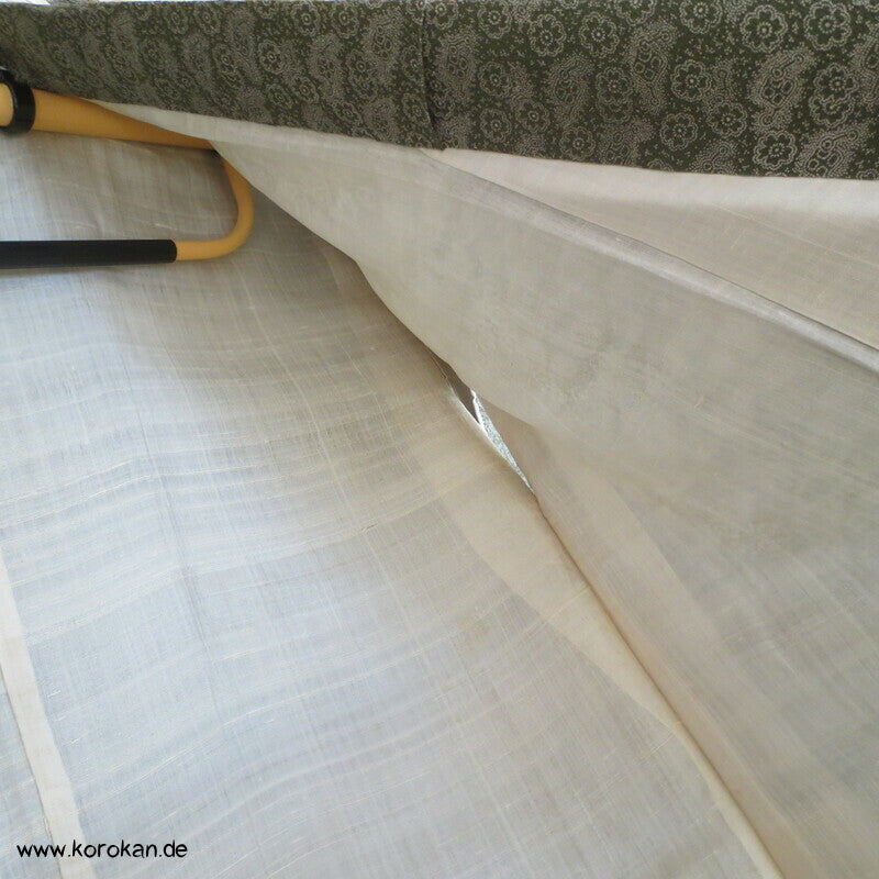 Blumen Edo Komon antiker Kimono